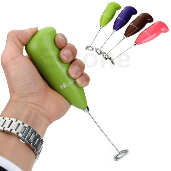 Smart & Home-Key Coffee Beater Electric Whisker For Egg Milk Coffee Frother In Different Colours