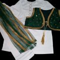 customized White Dress For 14 august With Koti and dupatta For Girls: Celebrate In Style With Comfort - Hiqh Quality Clothes. 