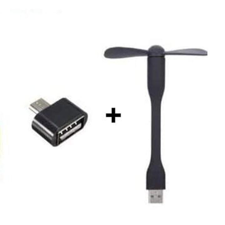 Portable Mini USB FAN + Free Mobile Connector OTG