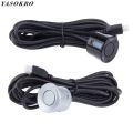 Blue-4 pcs/set 22mm Car Parking Sensor Kit Car Reverse Ultrasonic Backup Radar Detection System Standby Radar Monitoring System 12V. 