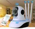 WIFI SMART NET CAMERA 360 DEGREE ROTATION 3 ANTINA - WIFI CAMERA. 