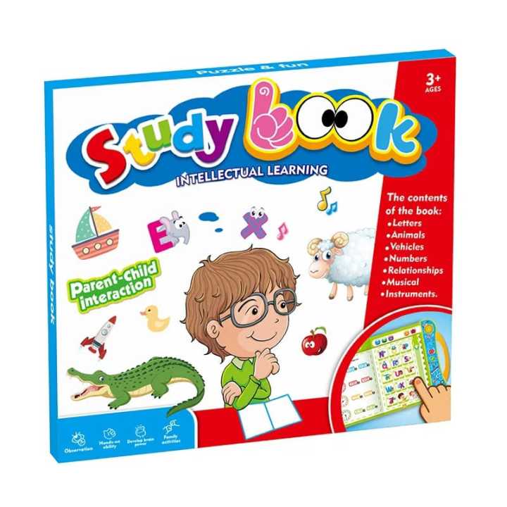 Cute Kids Study Educational Battery Operated Study Book For Kids and Toddlers - MM10017