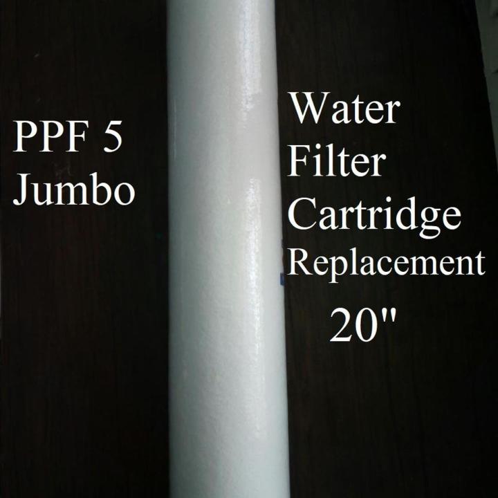 Water Filter Cartridge PPF 5 Micron Jumbo - 20 Inch