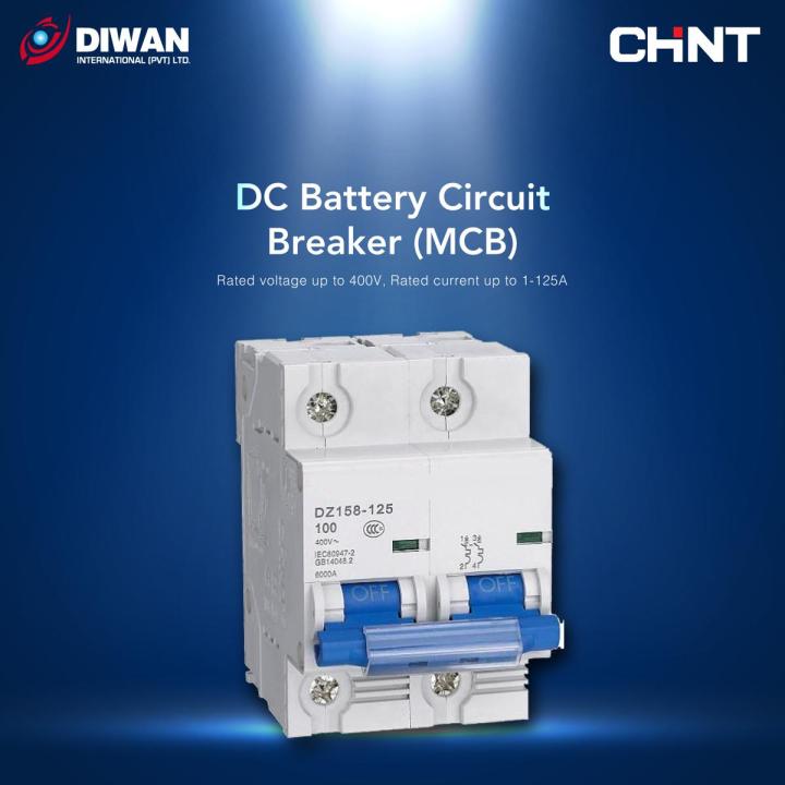 Chint DC Battery Breaker DZ158 (MCCB) 10KA