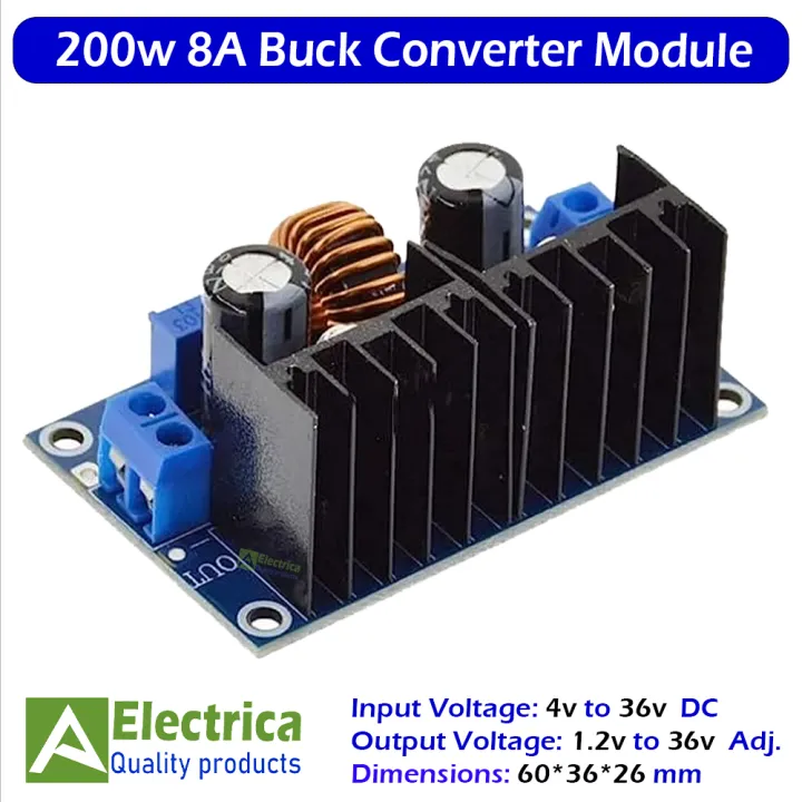 XL4016%20200w%208A%20Buck%20Converter%20Module%204-36V%20to%20Adjustable%201.25-36V%20DC-DC%20Step%20Down%20Module%20By%20Electrica%20-%20Image%205