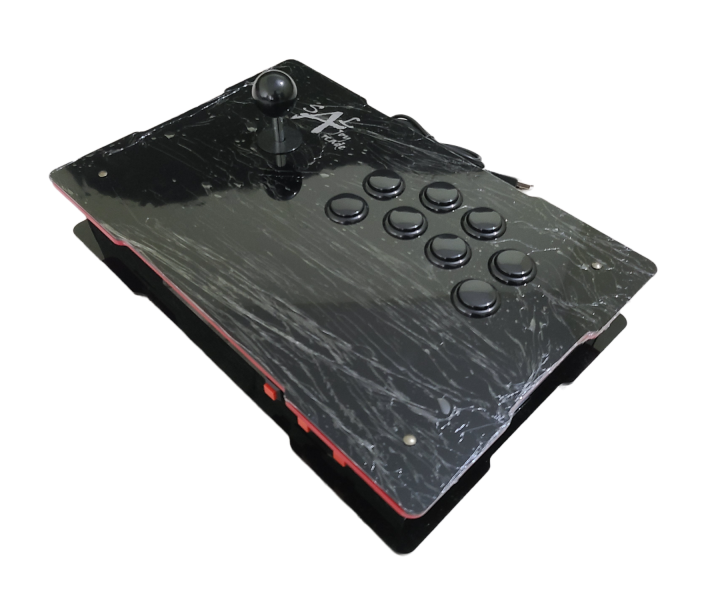 SALjoyArcade Original SANWA Joystick Tekken7 PC USB Arcade Joystick for PS3, Windows and Android Specially  Designed for Takken 7 PC [Model: OSAT7]