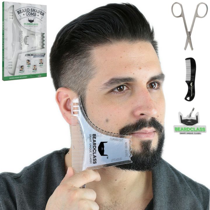 Double Sided Beard Shaper And comb for man