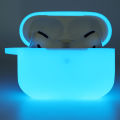Applicable airpods Luminous Protective Cover airpods Apple Wireless Bluetooth Headset Silicone Storage Luminous Case. 