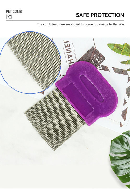 Lice%20Comb%20Flea%20Comb%20Plastic%20Metal%20Fine%20Tooth%20Comb%20Remove%20Tear%20Marks%20Float%20Hair%20Dandruff%20By%20Miss%20Rosi%20-%20Image%206