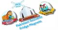Fridge Magnets . Pakistani Monuments . Set Of 3 . Pakistani Souvenirs .Handmade. 