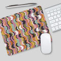 Mouse Pad Foldable Geometric Colorful Pattern Computer Mouse Mat. 