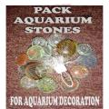crystal fish tank stones for aquarium decoration (1 pack) for nice look of fish tanks. 
