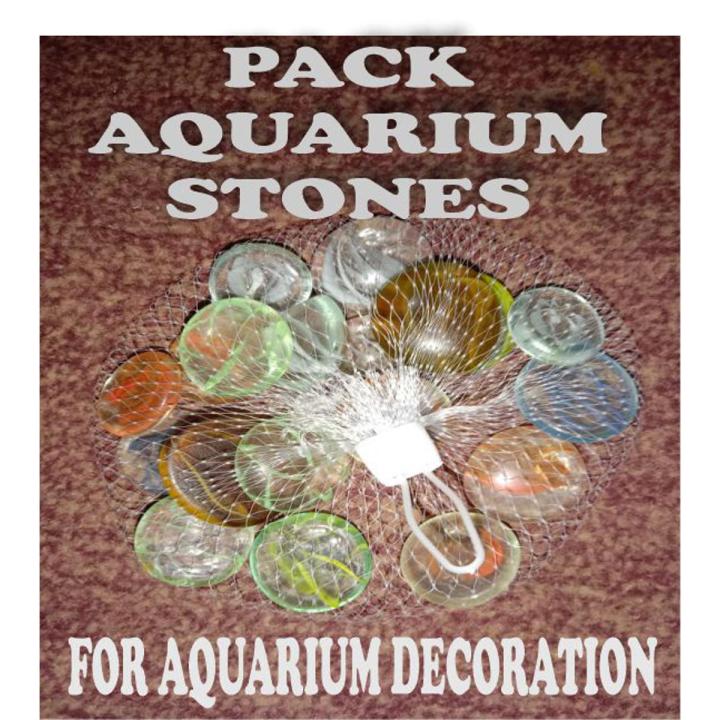 crystal fish tank stones for aquarium decoration (1 pack) for nice look of fish tanks