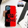 Oppo F17 Pro Back Cover Boys - King Style Mobile Back Cover Pouch - Red Airbag Case Anti Shockproof Phone Case. 