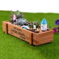 Wood Planter Box Garden Yard Rectangle Flower Succulent Container Plant Pot. 