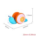 Pull String Snail Glowing Music Car Toy Baby Learn to Crawl Reptile Drag Toddler Toy Parent-child Interactive Game Christmas Gif. 