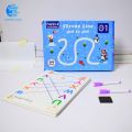 Big Size A4 Kids Magical Tracing Workbook Set 64 Pages With Two Markers Duster Attached, A4 Kids Educational Learning Tracing Book, Reusable Calligraphy Copybook, Practice Drawing Book for Kids, Pen Control Training Drawing Book, Handwriting Practice Copy. 