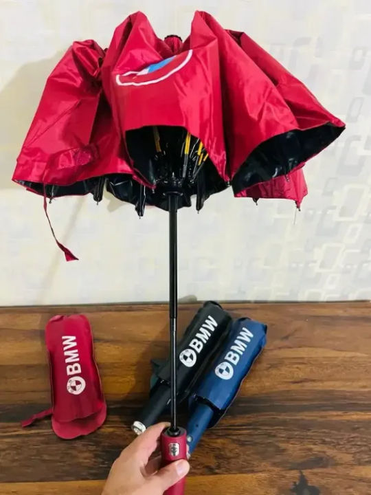 BMW Original 10 Micro Fiber Ribs Full Water and Windproof Umbrella