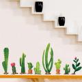 Cactus DIY Background Wall Sticker Living Room Bedroom Cupboard Glass Home Decor. 