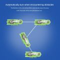 Pet Interactive Mini Electric Bug Cat Toy Cat Escape Obstacle Automatic Flip Toy Battery Operated Vibration Pet Beetle Supplies. 