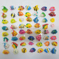 20Pcs Tropical Fish Figure Play Set with Plastic Fish Toys Small Plastic Fish Assorted Fishes Baby Bath Toy BruberryBe. 