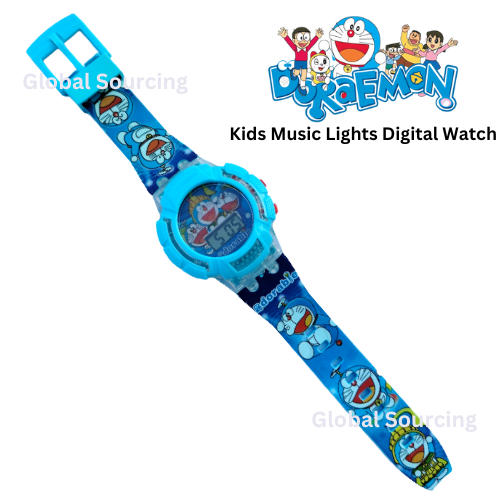 Kids Music Lights Digital Watch Avengers Pony Sofia Kids Character Toy Wrist Watches for Boys & Girls