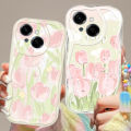 VRQR Elegant Tulip Casing for Tecno Spark Go 1 GO 2025 Phone Phone Case Wave Soft Silicone Candy Bracelet Cover. 