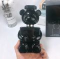 Teddy Bear Perfume  Cute and Playful Bottle with Bear Head Lid, Floral and Fruity Fragrance, Made of Glass. 