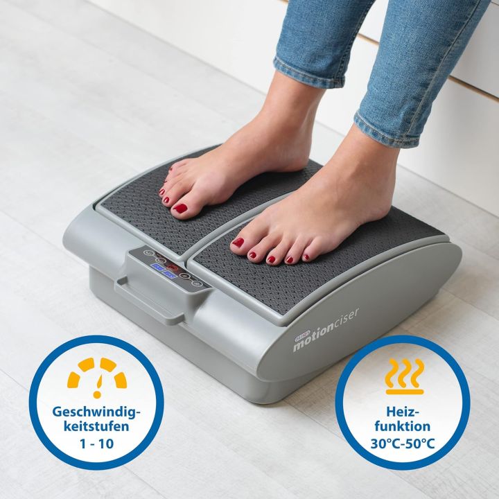 DR-HO'S MotionCiser Foot Massager | Set of 3 - Electronic Foot Massage, Heat Function, Promotes Blood Circulation, Relaxing, Massage with Remote Control