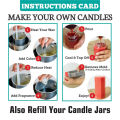 Candle Making Kit - Candle Making Kit For Beginner - Candle Making Kit Raw Material - Make Scented Candles at Home - Raw Material For Candle Making. 