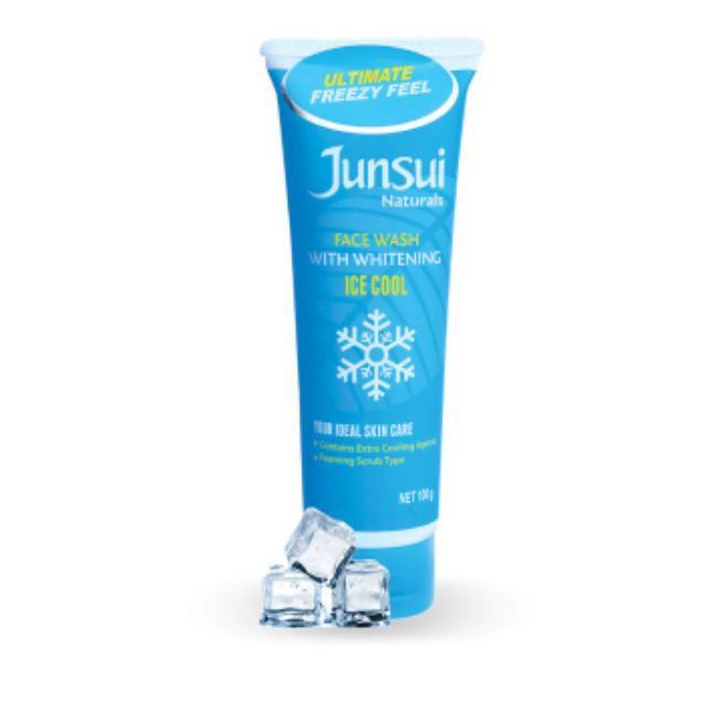 Junsui Natural Face Wash With Whitening Ice Cool Your Ideal Skin Care, Ultimate Freezy Feel.