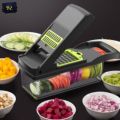 Genius Nicer Dicer Plus Salad Vegetable & Fruit Cutter - 12 in 1 Nicer Dicer Chopper Vegetable Cutter AR STORE. 