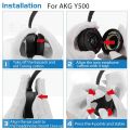 Ear Pads Ear Cushion Ear Cups Ear Covers Replacement for AKG Y500 500 Headphone Repair Parts Black. 
