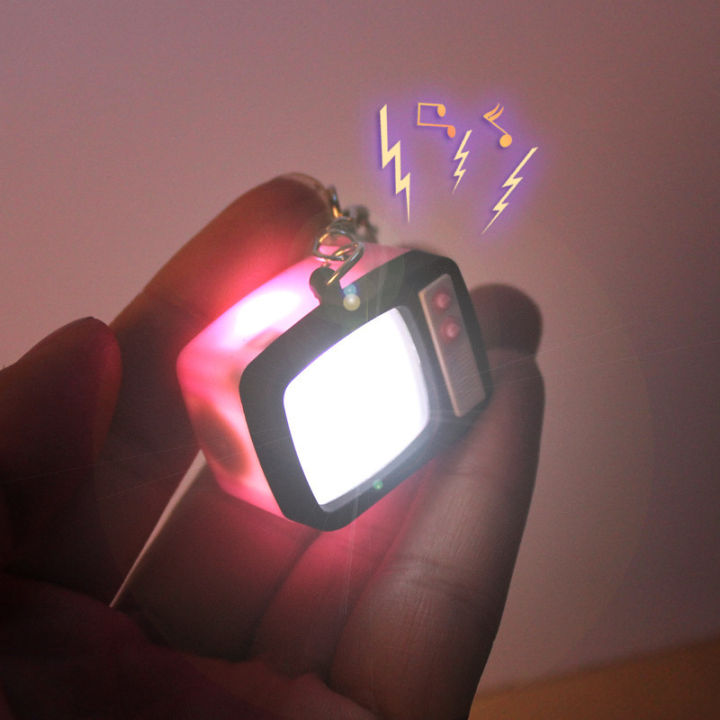 Creative TV LED Retro Sound and Light Keychain – A Fun and Unique Gift ...