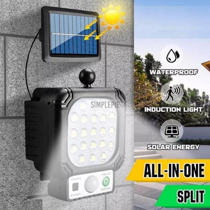 21LED COB Solar Light Outdoor Solar Lamp PIR Motion Sensor Wall Light Waterproof Solar Powered lights for Garden