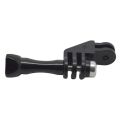 90 Degree Direction Adapter Elbow Mount with Cnc Aluminum Alloy Mini Tripod Mount Outdoor Sports Camera Base Adapter. 