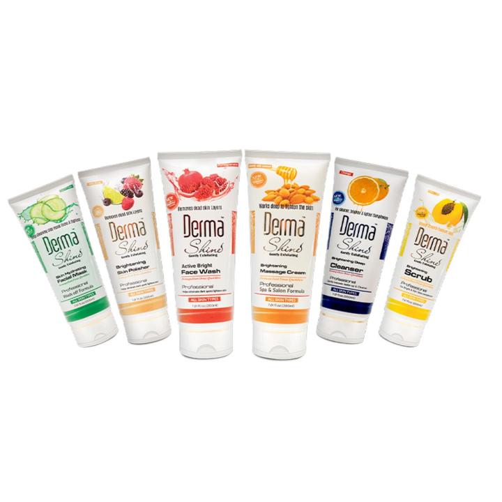 Derma Shine Fruit Facial Kit ( 200 ML Tubes )