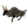 Fighting Bull Statue, Bull Sculpture, Brass Fighting Bull, Brass Decoration Item, Brass Bull Home Décor.. 