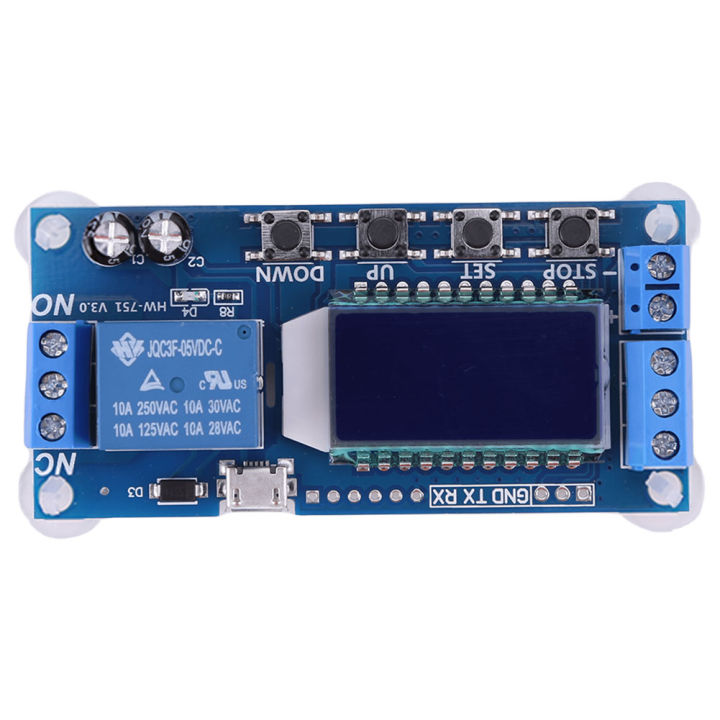 XY-LJ02 Micro Timer Relay Delay Switch Module with LCD Display USB 5V Power Supply for Smart Home Controller