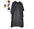 Hair Salon Cape Waterproof Hair Cutting Apron Barber Bibs - Black. 