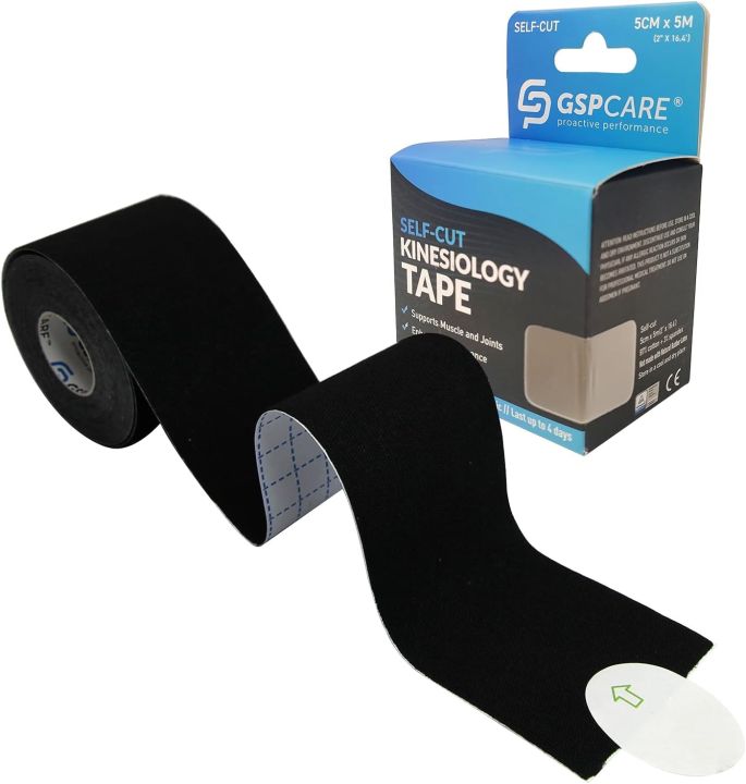 Kinesiology Tape Latex Free for Muscle Building,Knees,Anles,Shoulder,Pain Relief and Injury Recovery
