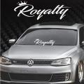 Royalty Sticker for Car Windshield 16"x7.5" Car Stickers for Windshield. 