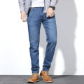 All Seasons Faded Blue Jeans Pants in Regular pattern and Decent Look - New Men's Fashion. 