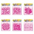 2022 Diy Layering Stencils Flowers Fire Bold and Bright Wild at Heart pacman daisies Abm Bold Painting Scrapbook Embossing Molds. 