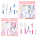 Baby Manicure Set - 6-In-1 Grooming Kit - Baby Nail Care Kit For Newborn, Infant & Toddler - Safe And Comfortable. 