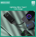 SOVO X16 20000Mah Power bank Lcd Display 4 Built-in Cable's Unique Design Ultra Slim Portable power bank Fast charging (original). 