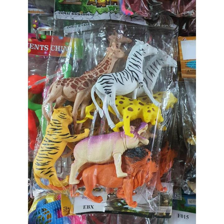 Animal World Children Kids Toys / Kids Toys - Miniature Animals - Happy Animal World Set of 6
