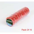 Osaka Tapes 10 Pieces Cricket Ball Electrical Works And insulating Repair Tape (8 YARDS). 