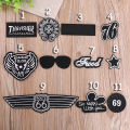 According embroidered fashion brand men decorative embroidery chapter embroidery cloth patch stickers subsidize black hole embroidery badges 1. 
