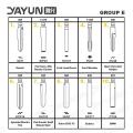 10PCS YAYUN KD Xhorse JMD VVDI Remote Car Key Blade Blank for KD900-X2 For Renault Toyota BMW VW AUDI PSA Peugeot Citroen Ford. 
